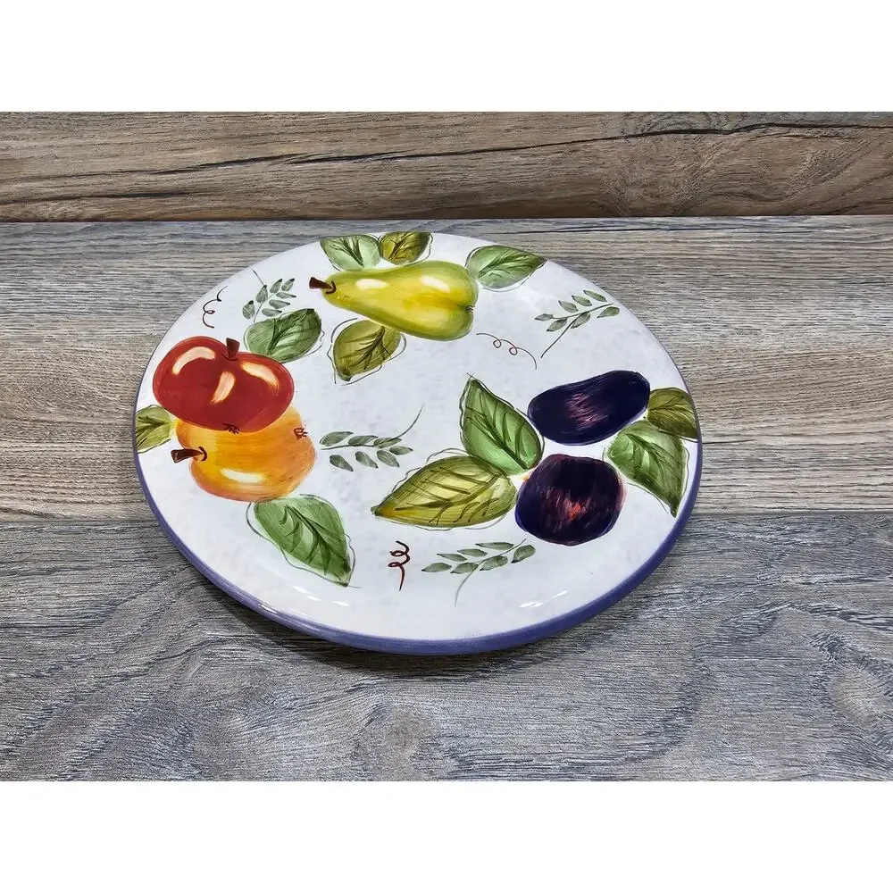 Oneida Vintage Fruit Hand Painted Salad Plate Discontinued Pattern